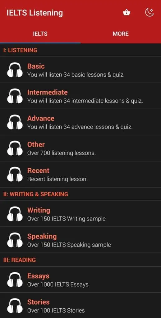 best ielts listening app for android